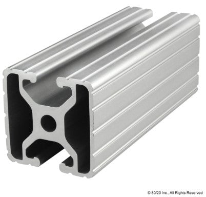 8020 1.5" SQUARE EXTRUSION WITH SLOTS ON 2 OPOSING SIDES