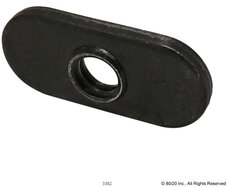 ECONOMY T-NUT FOR 10 SRS 1/4-20 BLACK C SINGLE