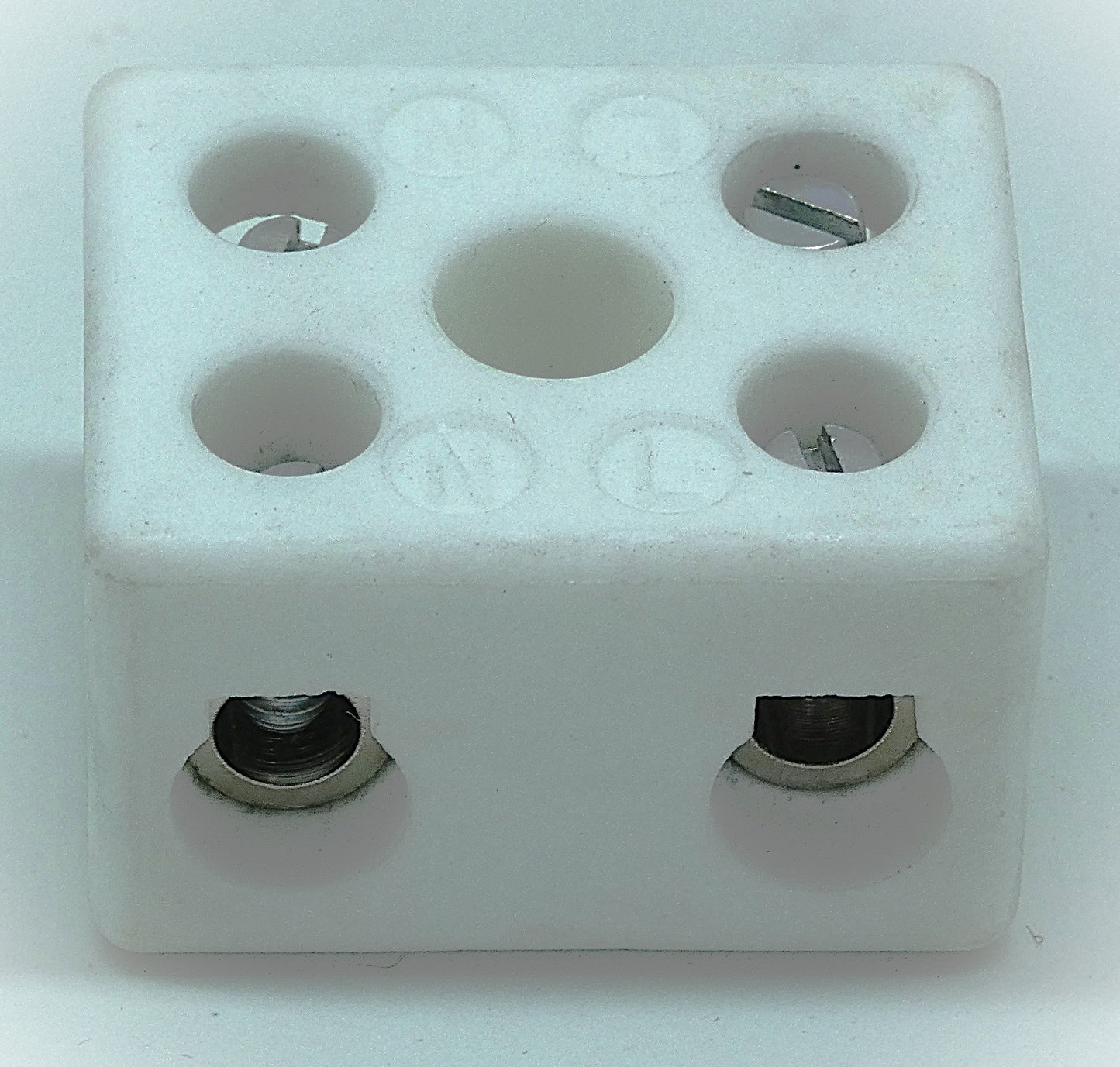 TERMINAL BLOCK 2P CERAMIC,INTERNAL 600V 50A 8-14AWG
