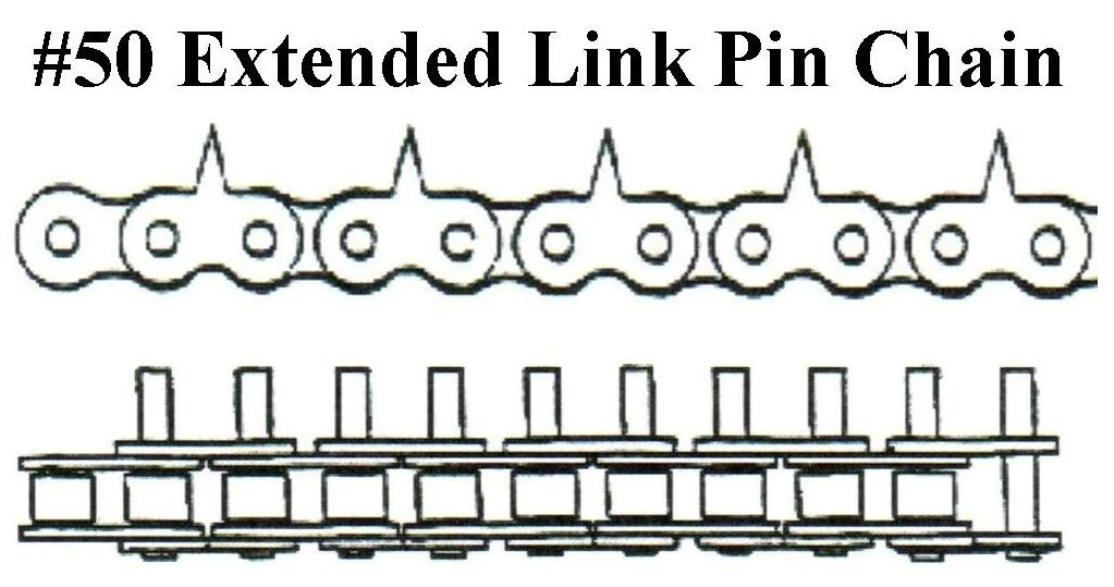 #50 EXT LINK 1.25" PIN CTR RUST PREVENT ONLY UST