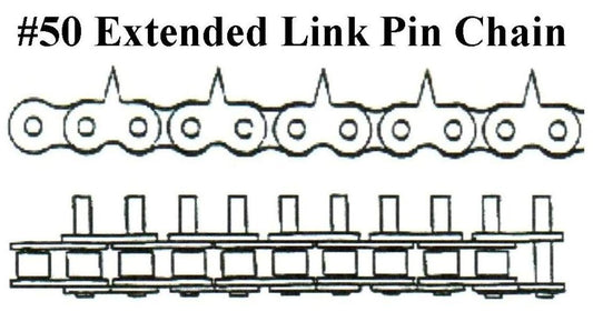 #50 EXT LINK 1.25" PIN CTR RUST PREVENT ONLY UST