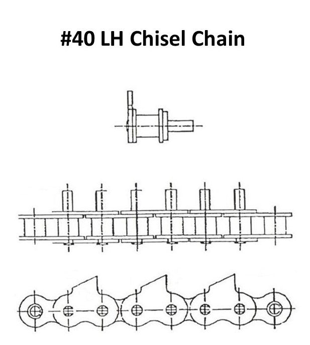 #40 LH 1"CNT 60' REEL IRWIN CHAIN IMO