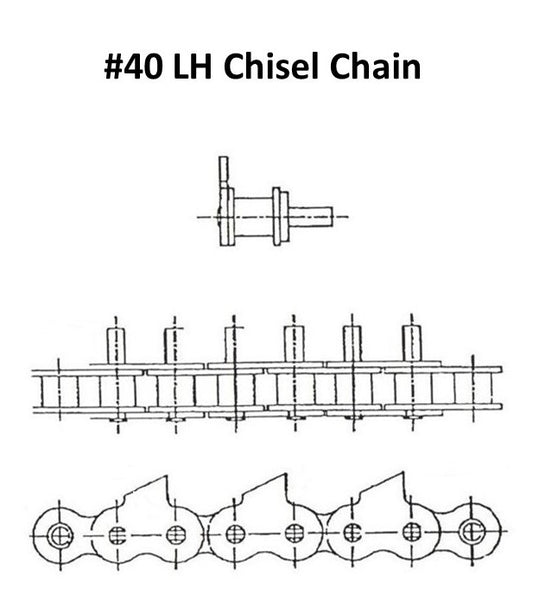 #40 LH 1"CNT 60' REEL IRWIN CHAIN IMO