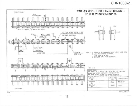 #50 1.25 CENT EXT LINK 6.25" SADD PEER CON LNK STYLE