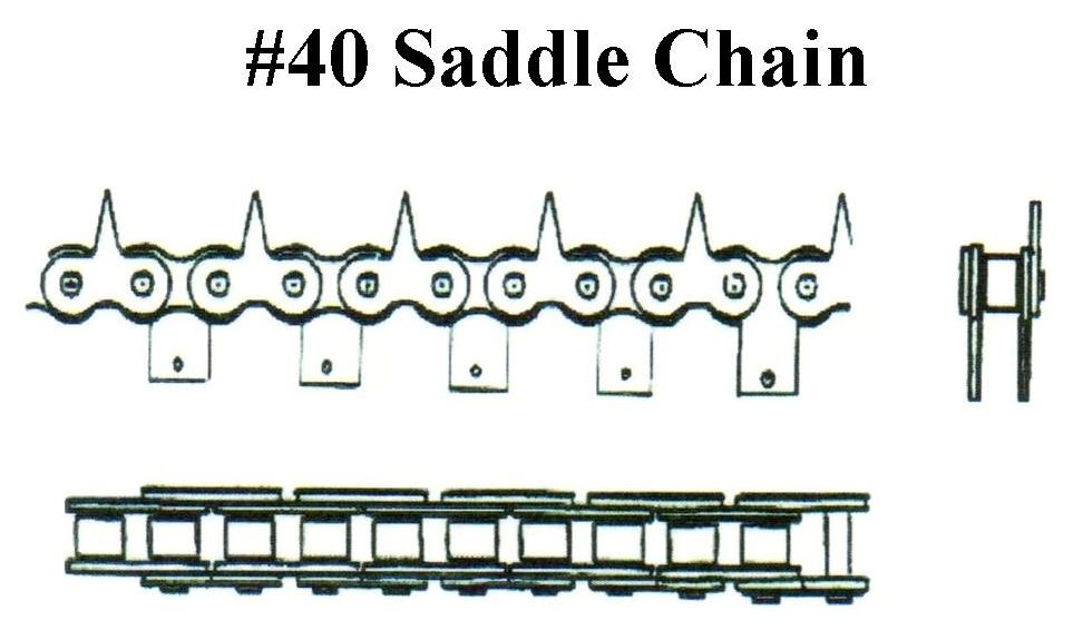 #40 1in PIN CENTERS, 1in SADDLE CENTERS .563 spike