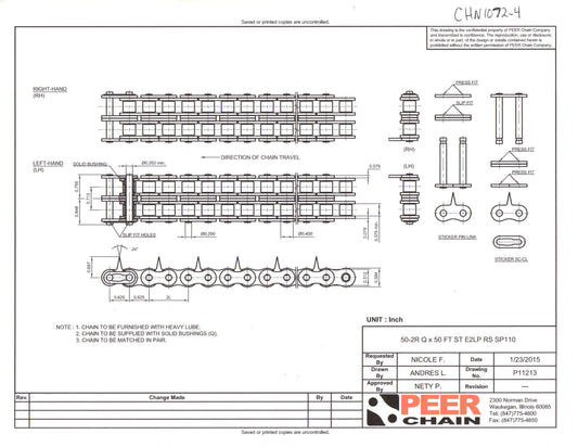 50-2 1.25inCENT PIN CHN LIGHT OIL RIVETED (PEER) .687 sticker