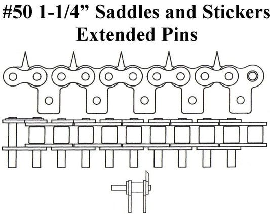 #50 1.25 CTR EXT LNK 1.25 SADDLE PEER (SPRING CLIP)
