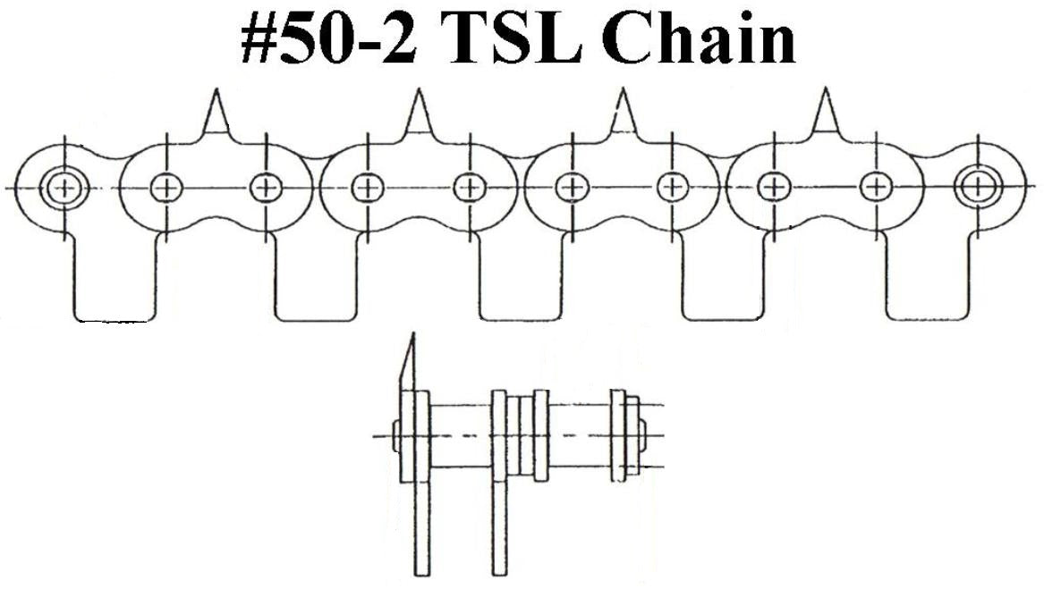 50-2 CHAIN W/ SHARP STKRS & SADDLES REGINA  MATCHED SET