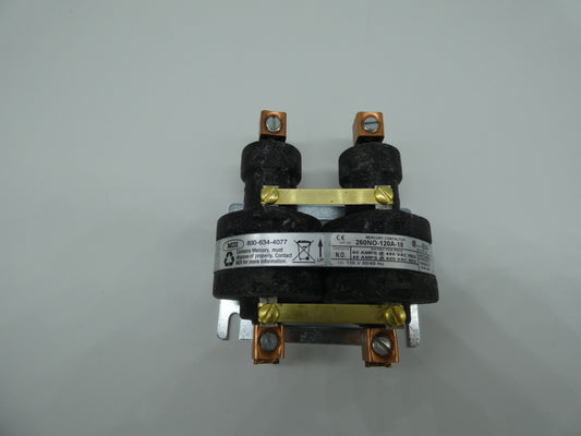 2P 60A 120V MERCURY CONTACTOR SIDE BY SIDE, 260NO-120A-18