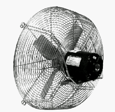 FAN,ASSY,1/3HP,3PH,240/480, 16" BLADE, 20-1/2" cage