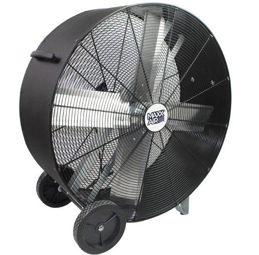 MAXX AIR PRO FLEX 36" 2 SPEED DIR DRIVE DRUM FAN BF36DDPLK