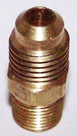 STRAIGHT ADAPTER FTG .12NPT TO .25JIC BRASS FTG1002