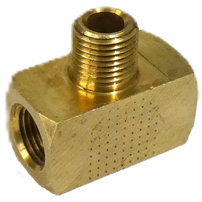 TEE .12NPTM X .12NPTF BRASS FTG1094