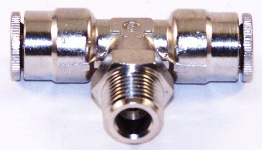 TEE.125 MNPT X 1/4 TUB PUSH LOCK HT