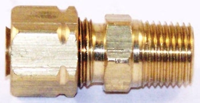 STRAIGHT FITTING COMPRESSION. .25 TUBING X 1/8" NPT