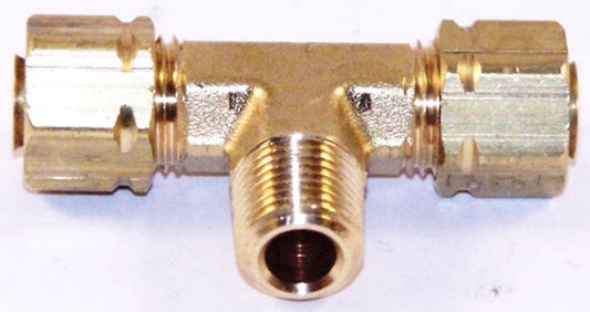 TEE COMP. .25 TUBING, 1/8 NPT