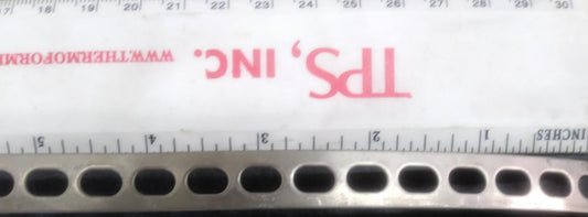 BUS BAR PERFORATED 1/2"X.032