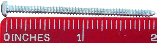 PAN HEAD PHILIPS DRIVE #4 X 2" L MACHINE SCREW FOR TC PLUGS