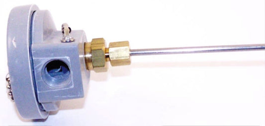 T/C "K" 30" LG. .125DIA PROBE W/ PLASTIC HEAD GROUNDED