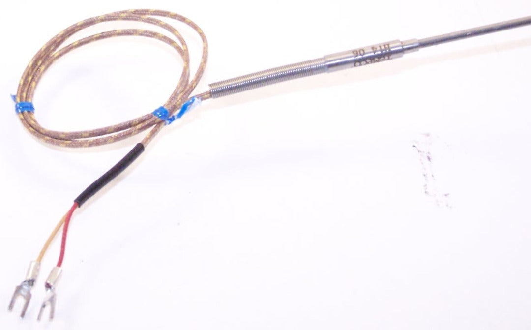 T/C "K" 12" LG .125 PROBE W/SPRING & 26" LEADS  W/ FORK TERM