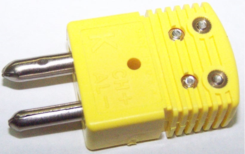 PLUG "K" TYPE T/C  STANDARD MALE WITH MOUNT HOLE
