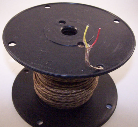 WIRE "K" T/C 20 GA STRANDED W/GLASS GLASS