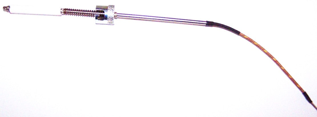 TYPE K T/C /125DIA X 6" PROBE, 4" BARE LD, CER SLEEVE BAYONT