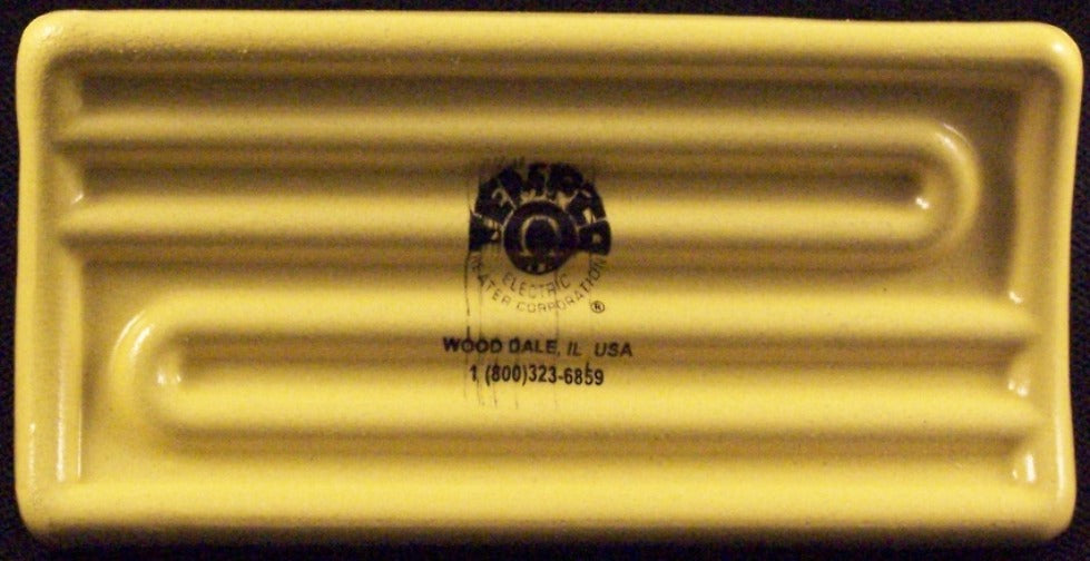 CERAMIC 240V 400W YELLOW 3X5 6"LEADS